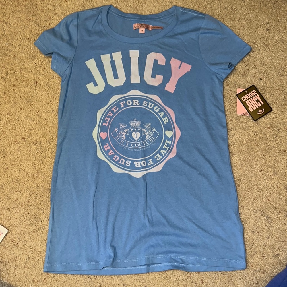Vintage Juicy Couture Kids T-shirt, size 14, brand new with tags, never worn.